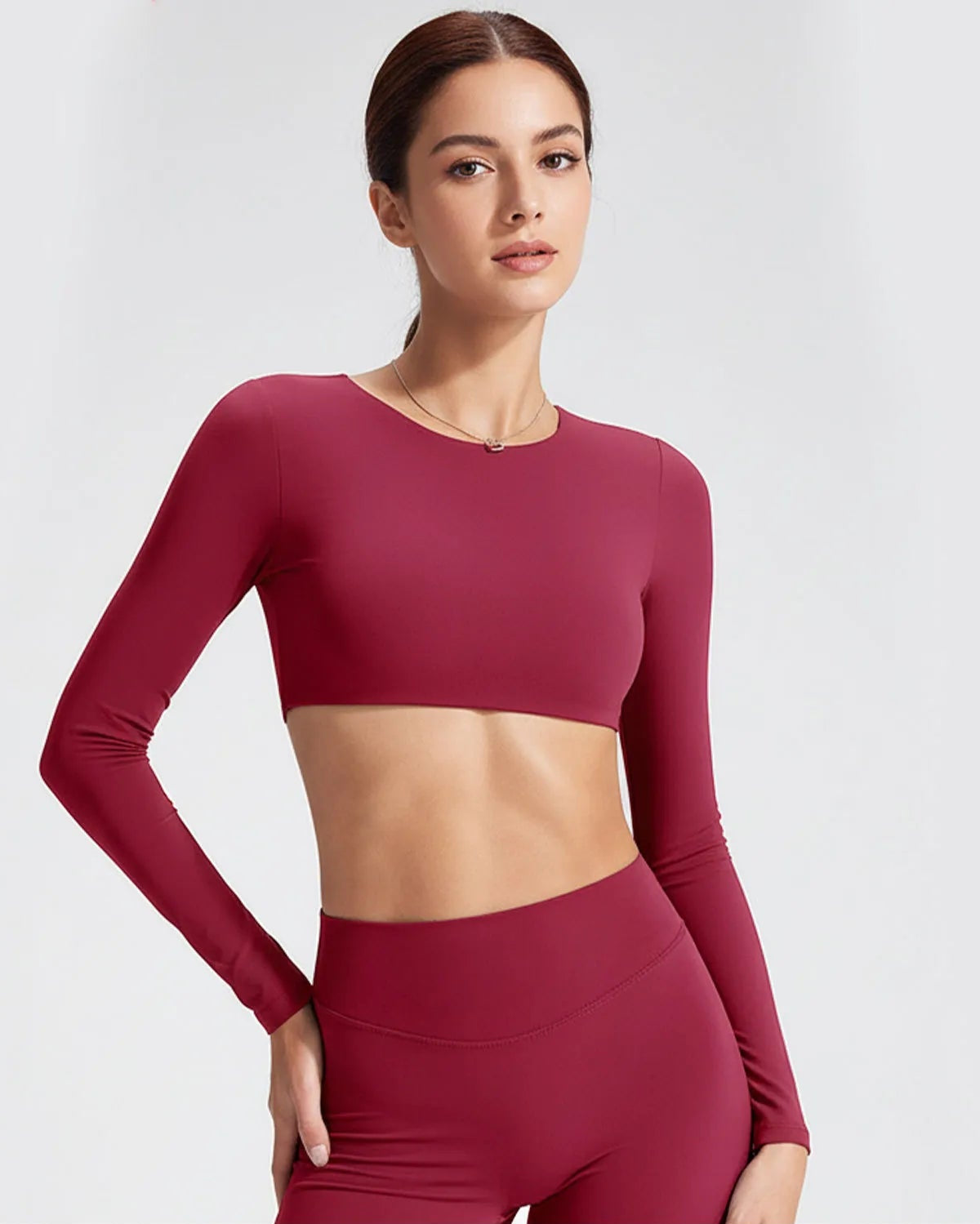 Loopair Arc Long Sleeve Crop