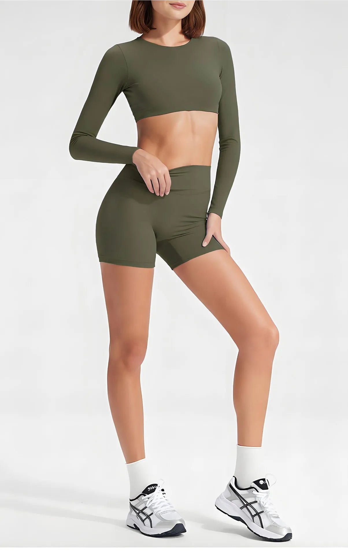 Loopair Arc Long Sleeve Crop