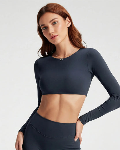 Loopair Arc Long Sleeve Crop