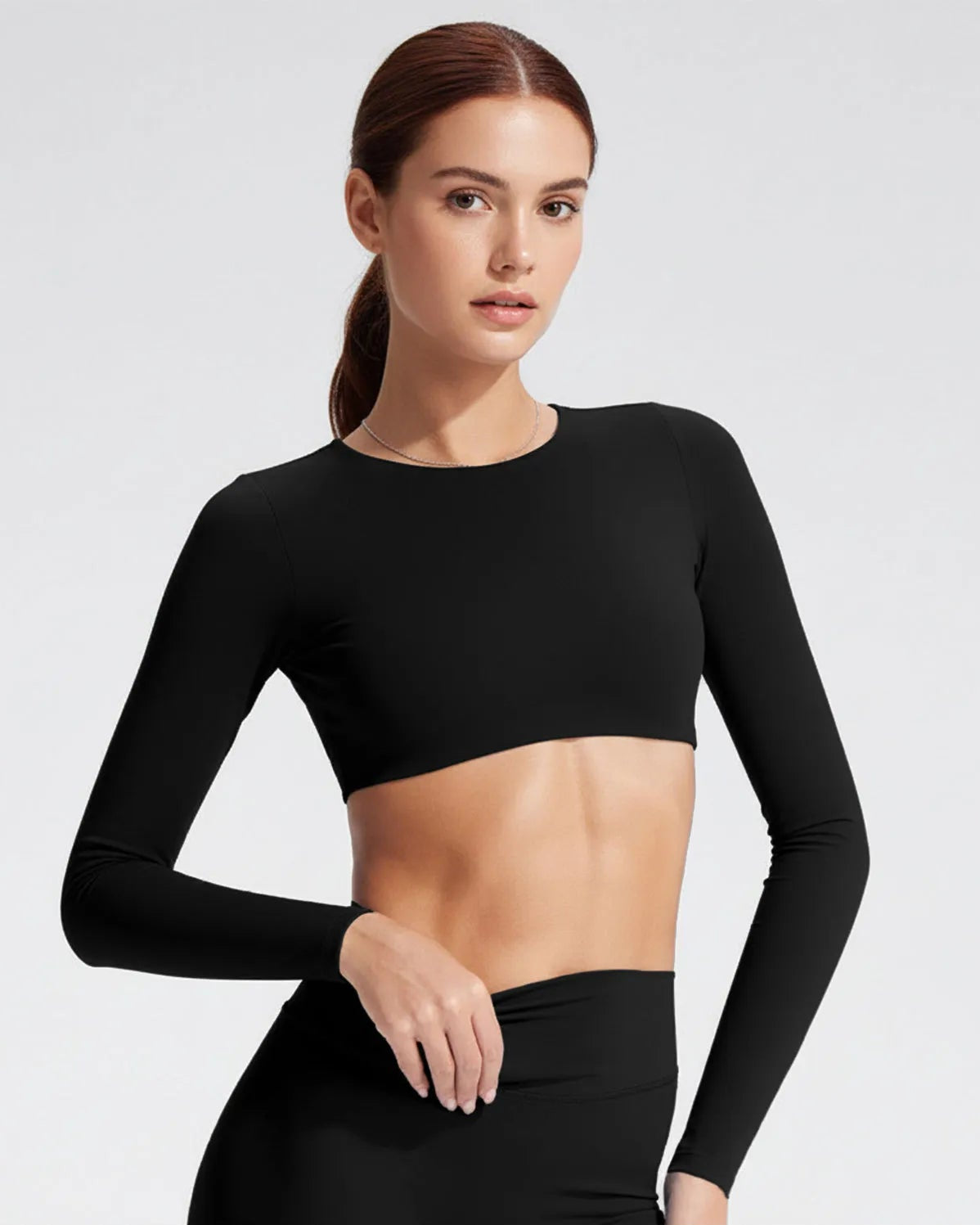 Loopair Arc Long Sleeve Crop