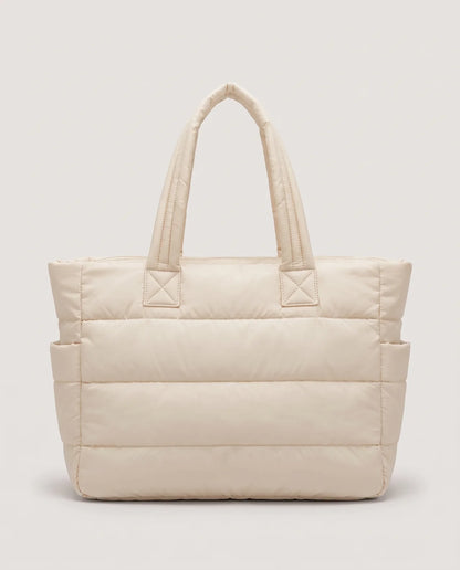 Puffy Quilted Cloud Tote