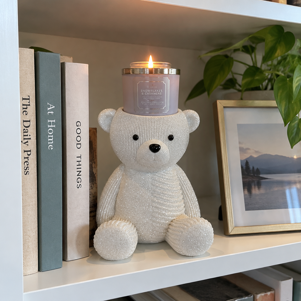 Polar Bear Candle Holder
